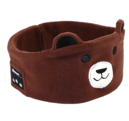 Máscara de Dormir con Diadema de Animal y Auriculares Bluetooth